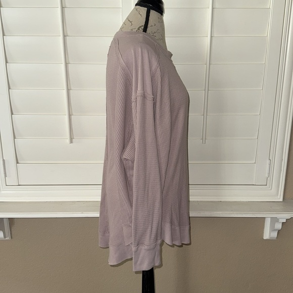 We the Free Free People Owen Oversized Thermal Fair Orchid - Picture 6 of 15